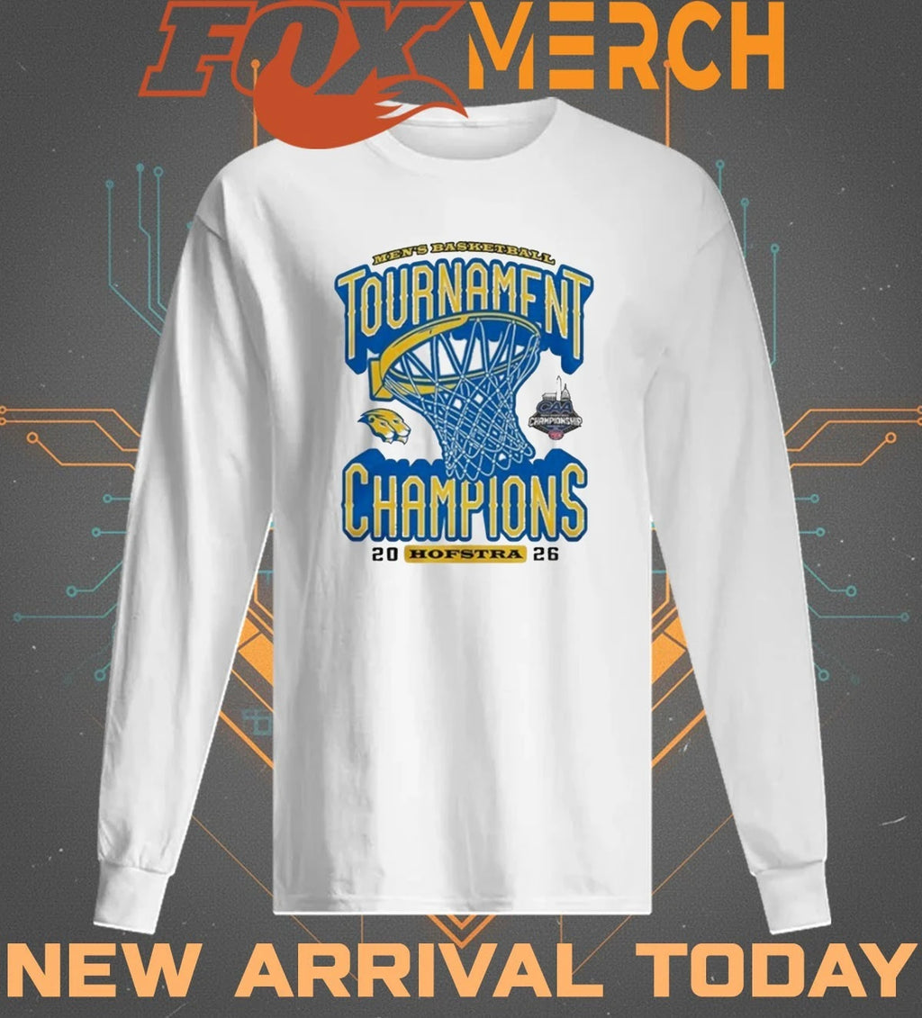 Hofstra Pride 2026 Men’s Basketball Tournament Champions t-shirt