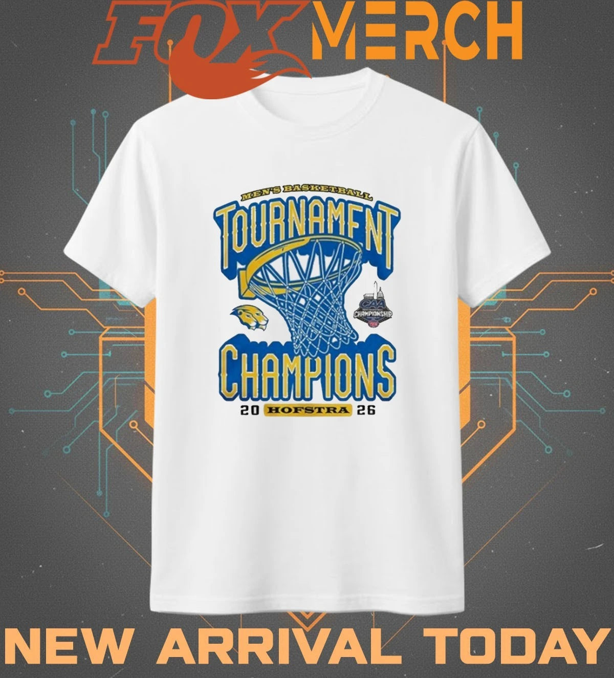 Hofstra Pride 2026 Men’s Basketball Tournament Champions t-shirt