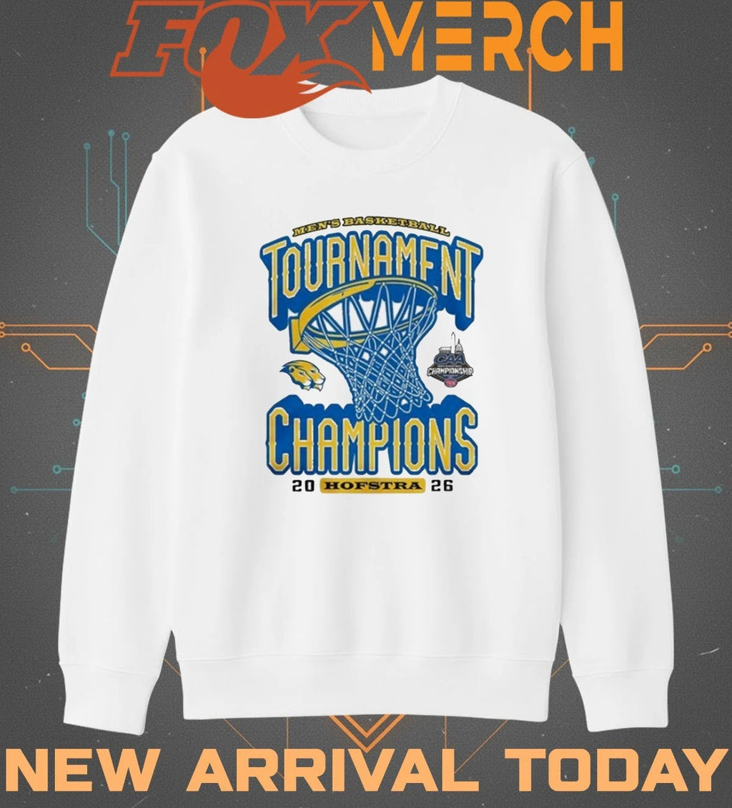 Hofstra Pride 2026 Men’s Basketball Tournament Champions t-shirt