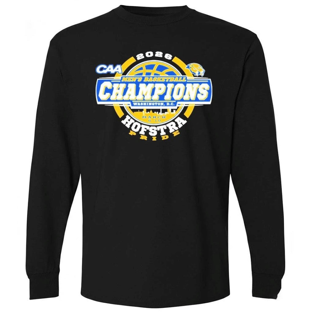 Hofstra Pride University Men’s Basketball CAA Champions 2026 Shirt