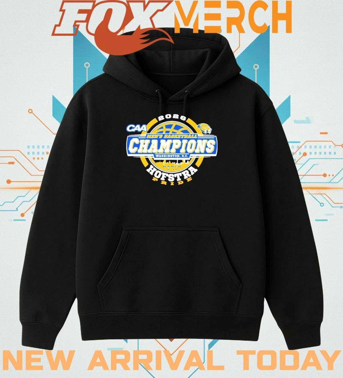 Hofstra Pride University Men’s Basketball CAA Champions 2026 t-shirt