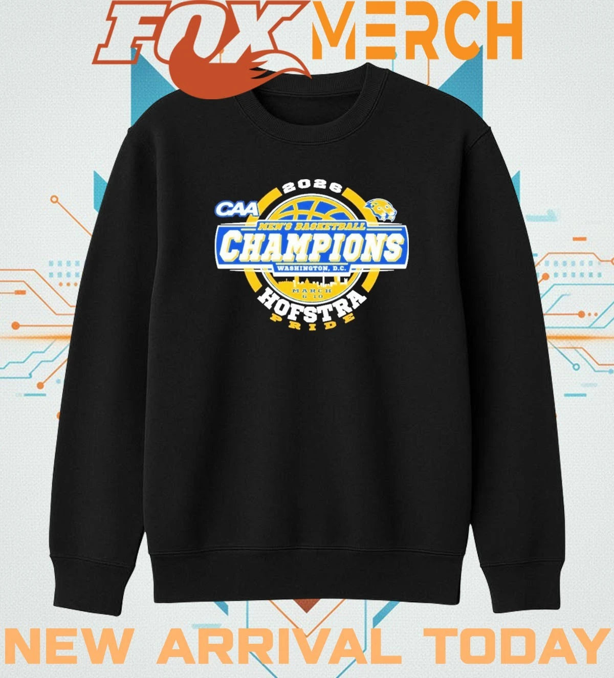 Hofstra Pride University Men’s Basketball CAA Champions 2026 t-shirt