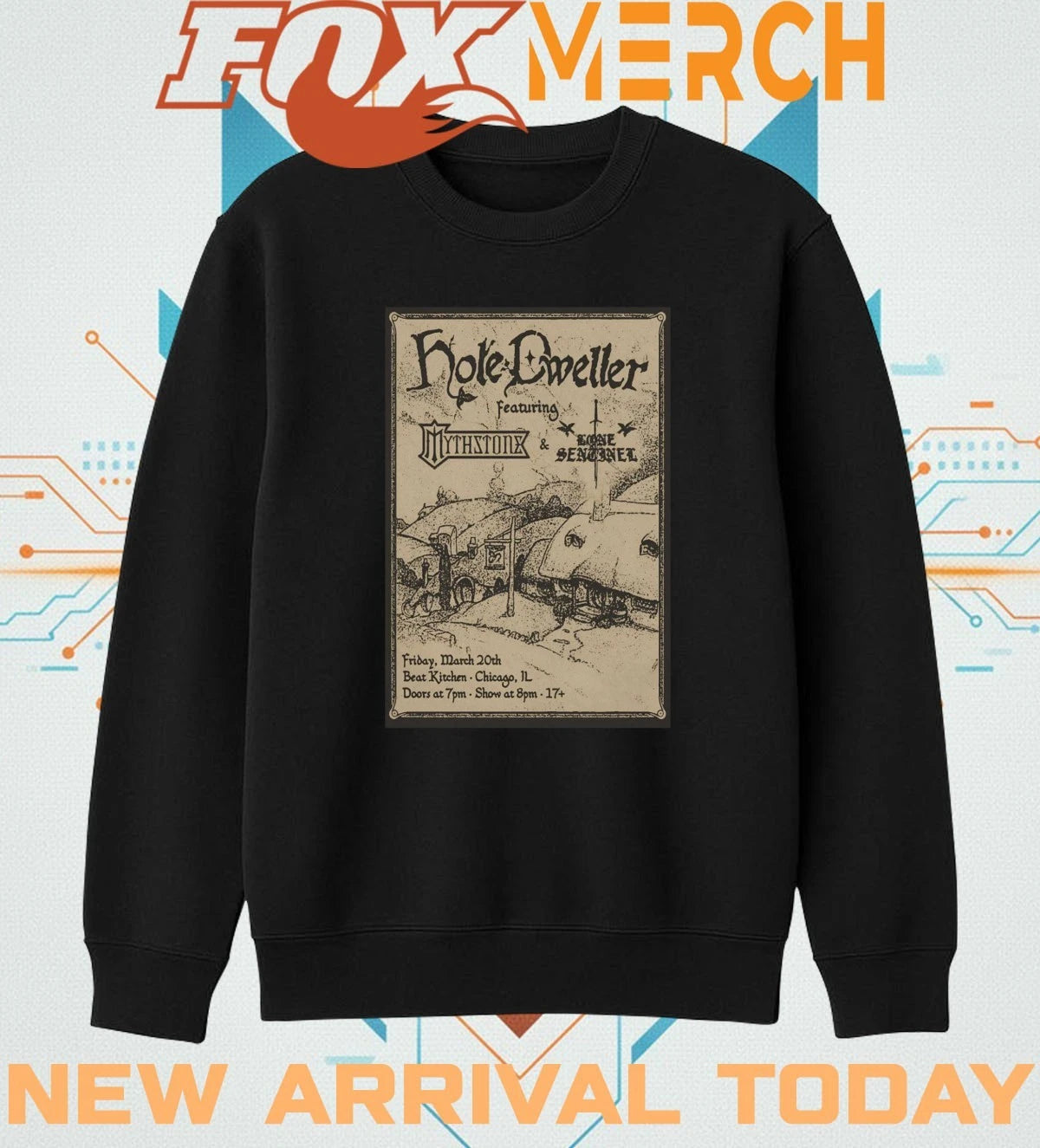 Hole Dweller 3 20 2026 Chicago IL poster t-shirt