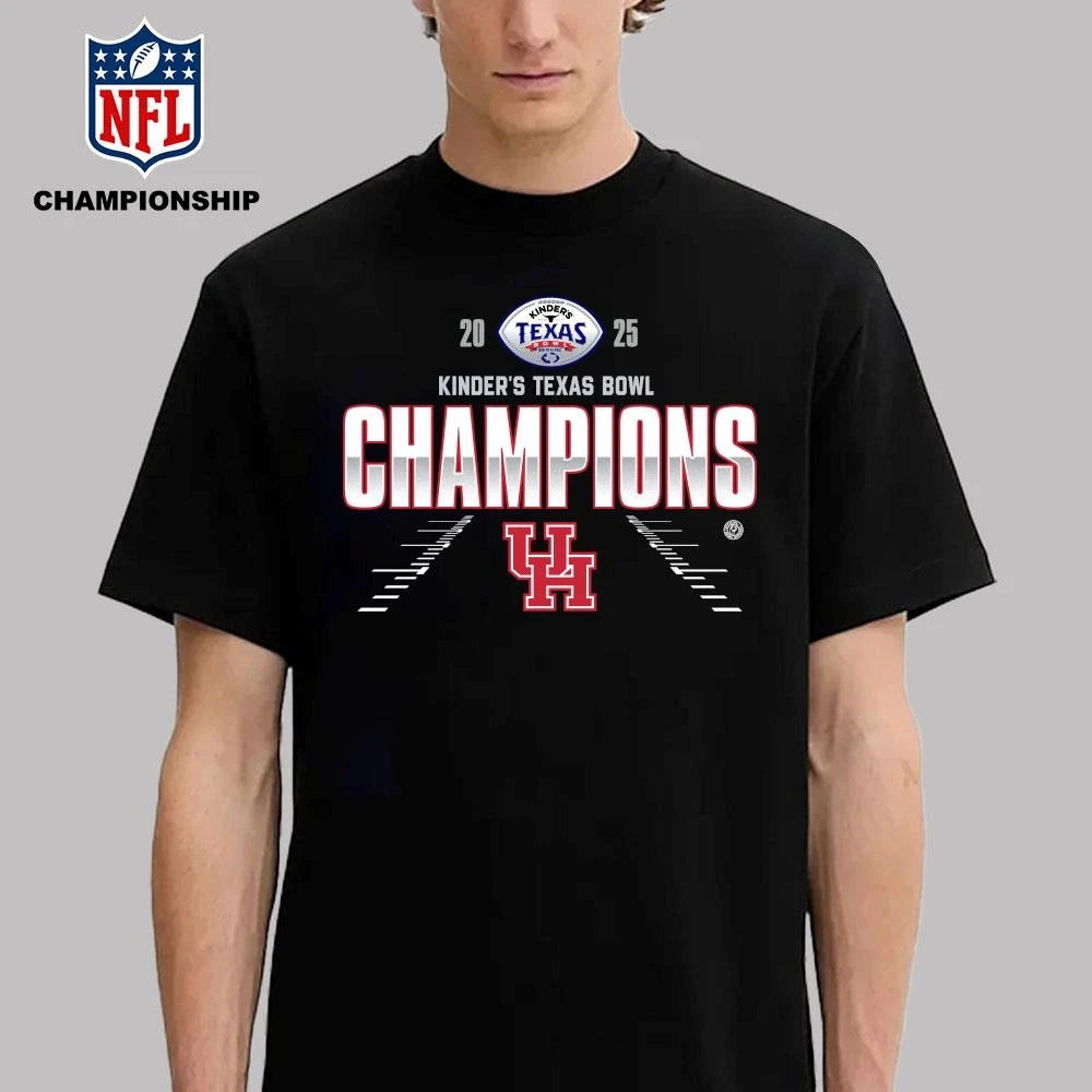 Houston Cougars 2025 Kinder’s Texas Bowl Champions Shirt