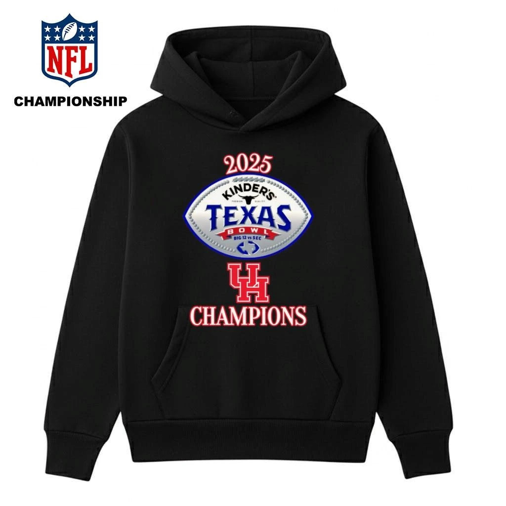 Houston Cougars 2025 Texas Bowl Champions Logo Shirt