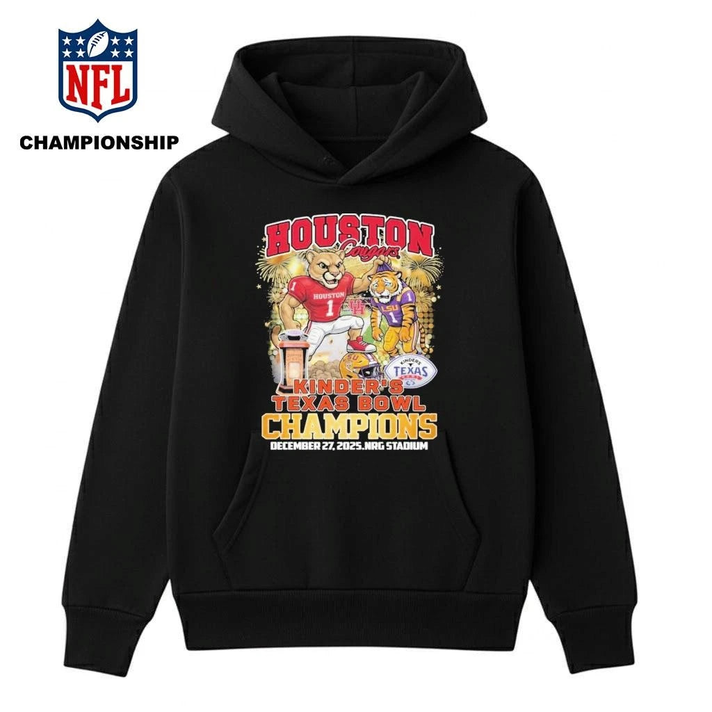 Houston Cougars Kinder’s Texas Bowl Champions Shirt