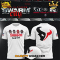 Houston Texans SWARM City White 2 Sides Shirt