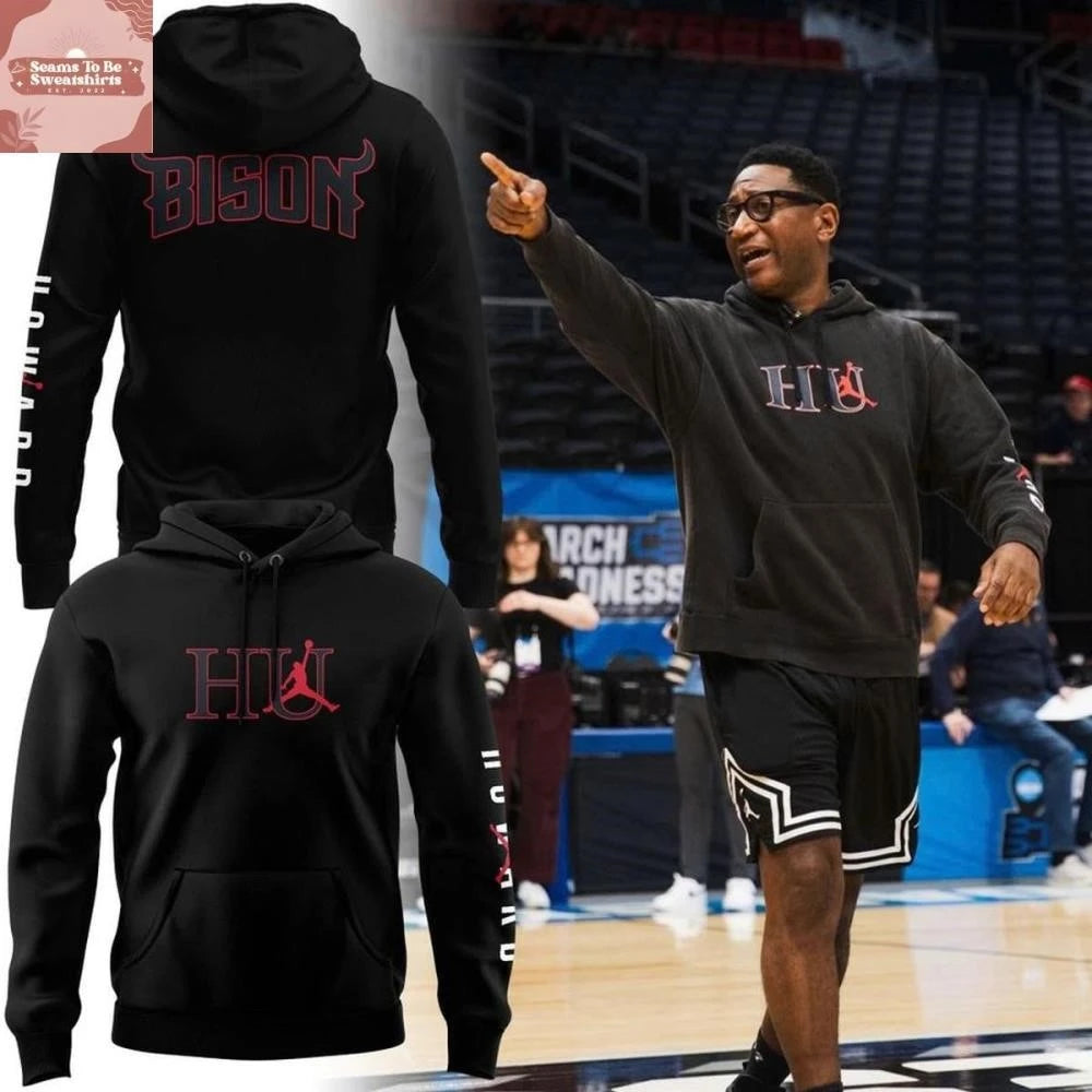 Howard Bison Men’s Basketball Coach Kenny Blakeney 2026 Shirt