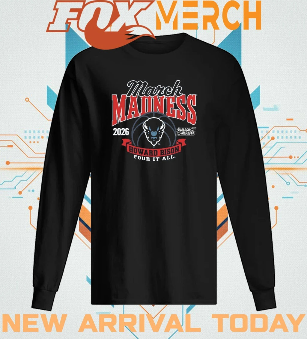 Howard University Women’s Basketball 2026 March Madness Bound shirt