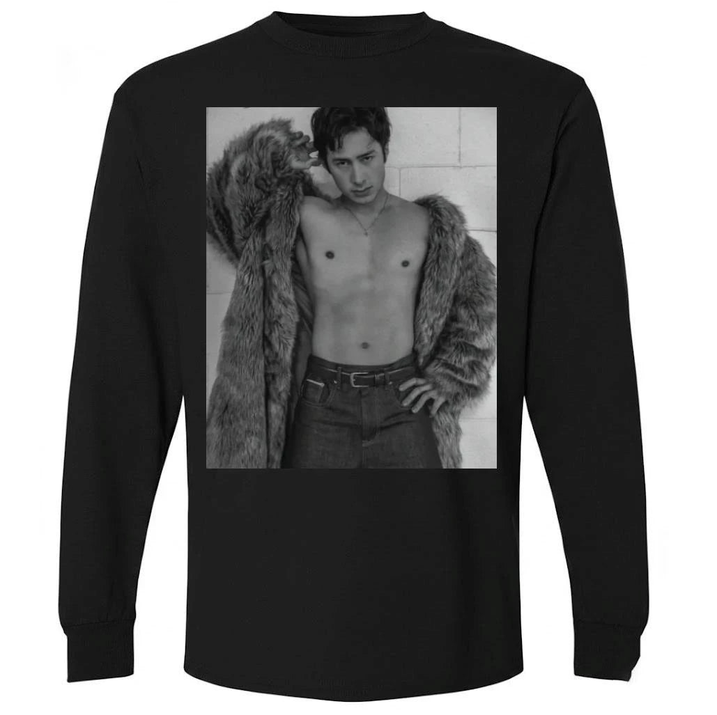 Hudson Williams Fur Coat Poster Shirt