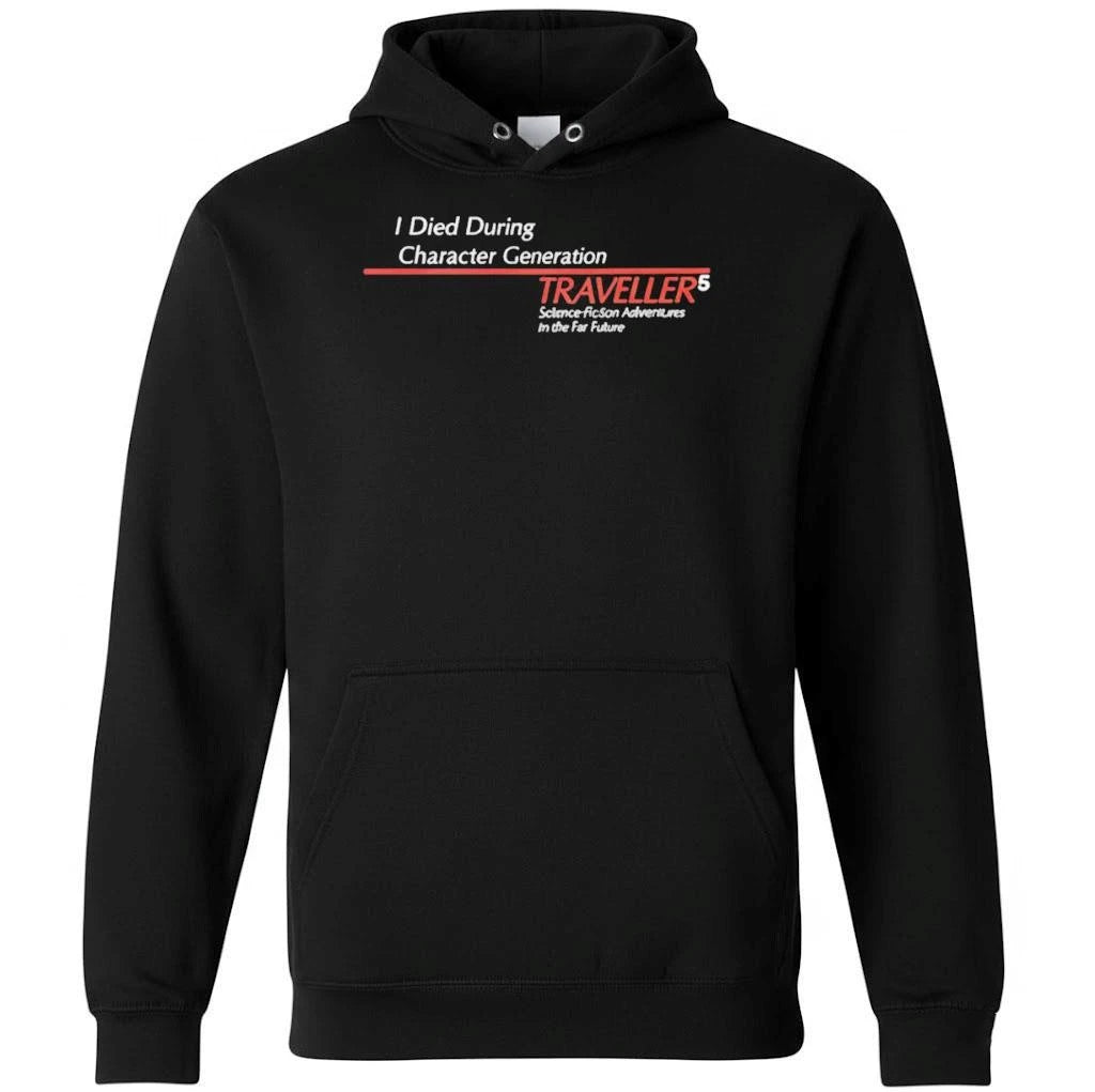 I Died During Character Generation Traveller 5 Shirt