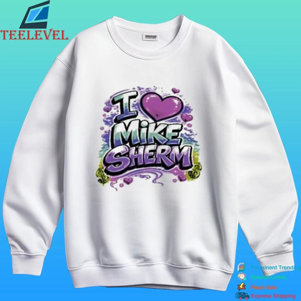 I Heart Mike Sherm Airbrush Shirt