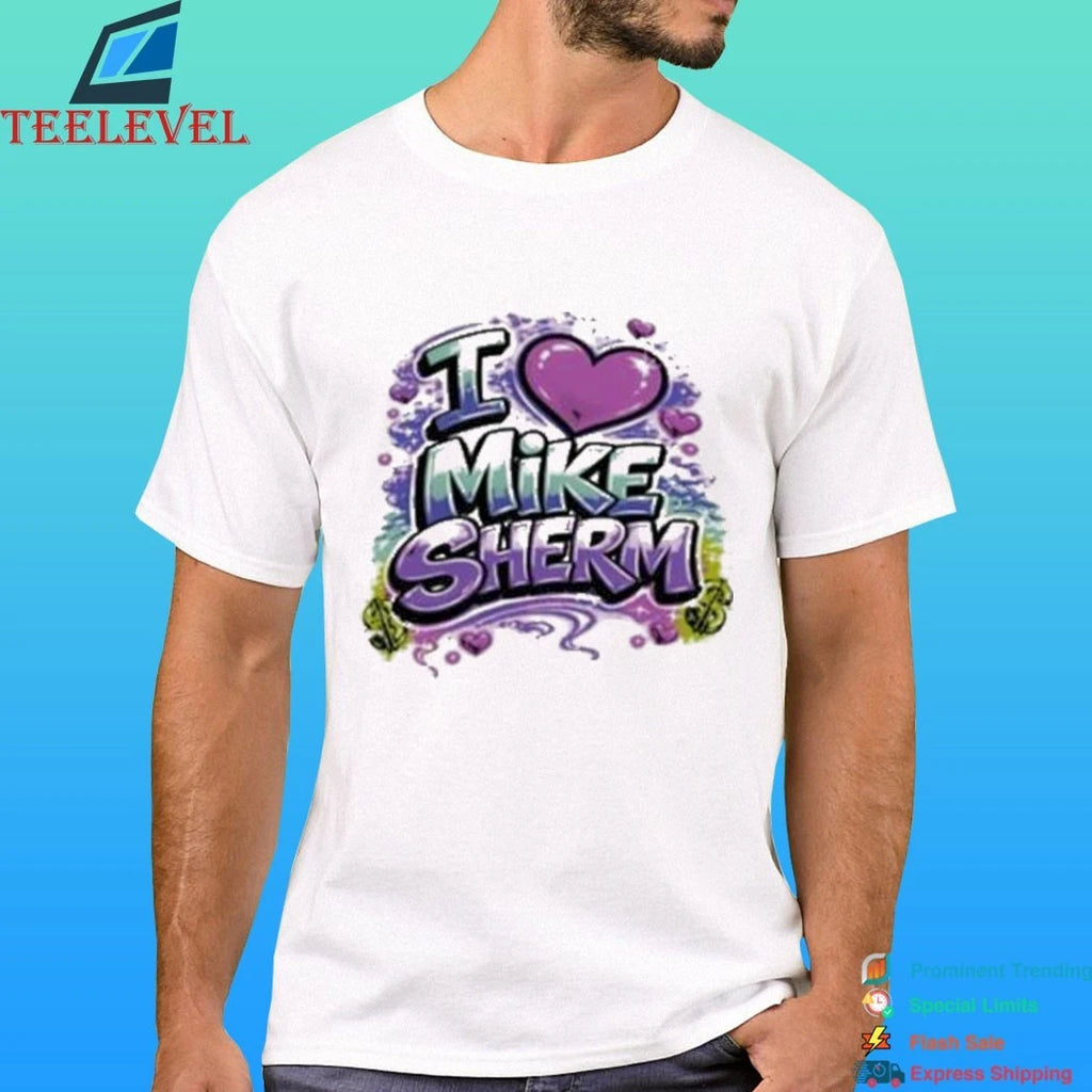 I Heart Mike Sherm Airbrush Shirt
