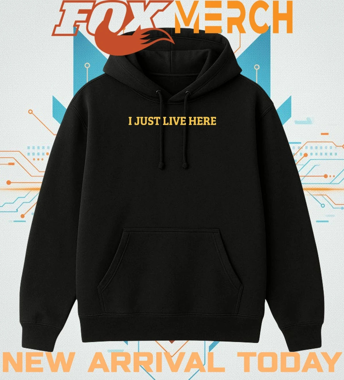 I just live here Michigan t-shirt