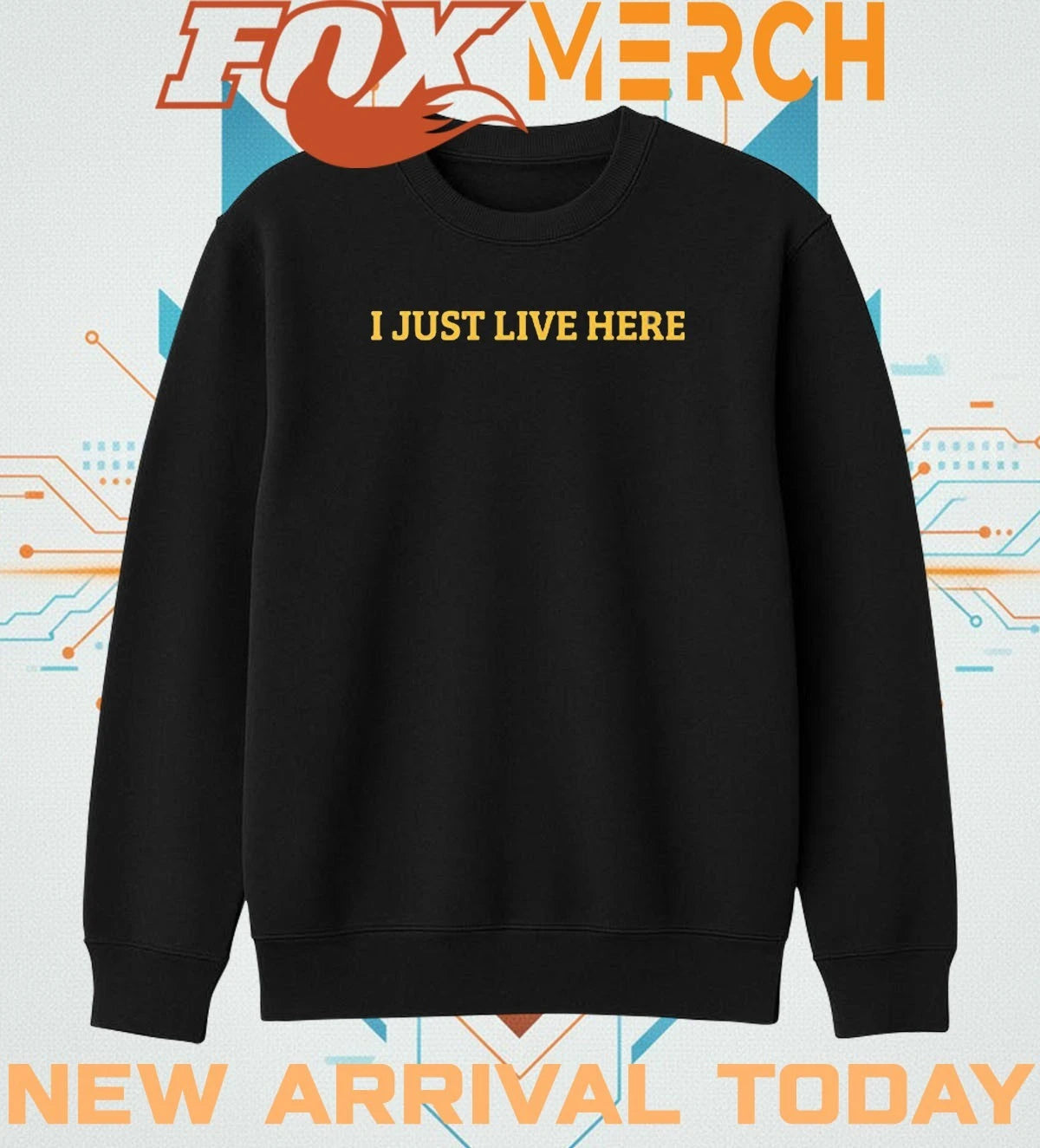 I just live here Michigan t-shirt