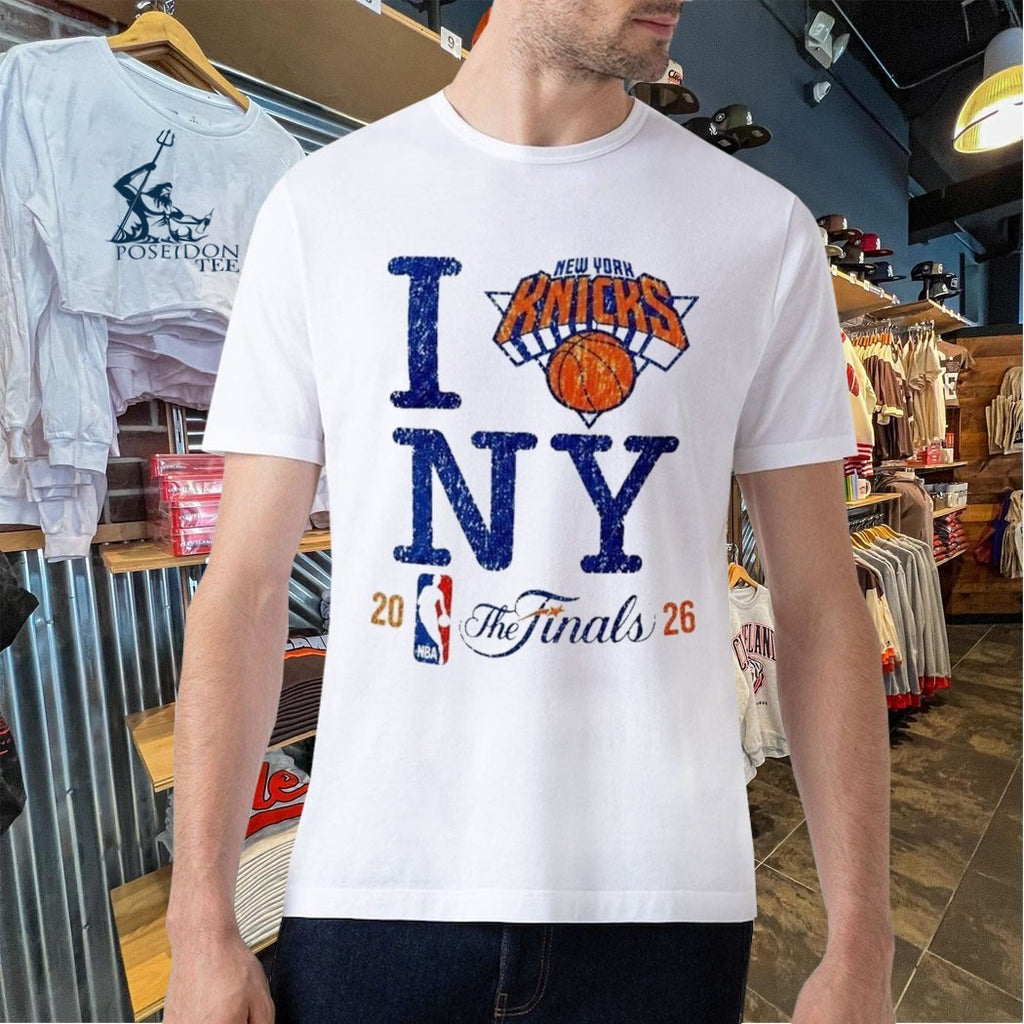 I Love Ny New York Knicks Basketball Vintage Distressed NBA Finals 2026 T-shirt