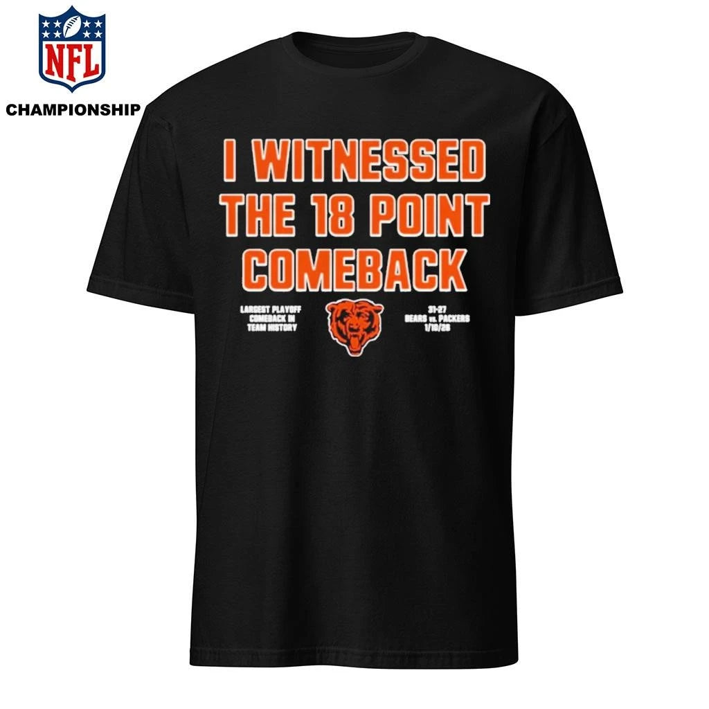 I Witnessed The 18 Point Comeback Shirt