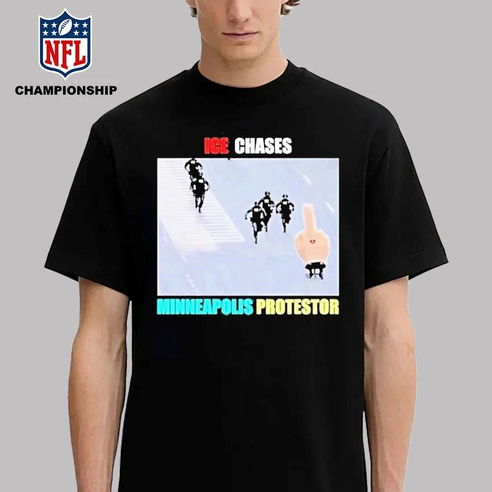 Ice Chases Minneapolis Protestor Tour 2026 Shirt