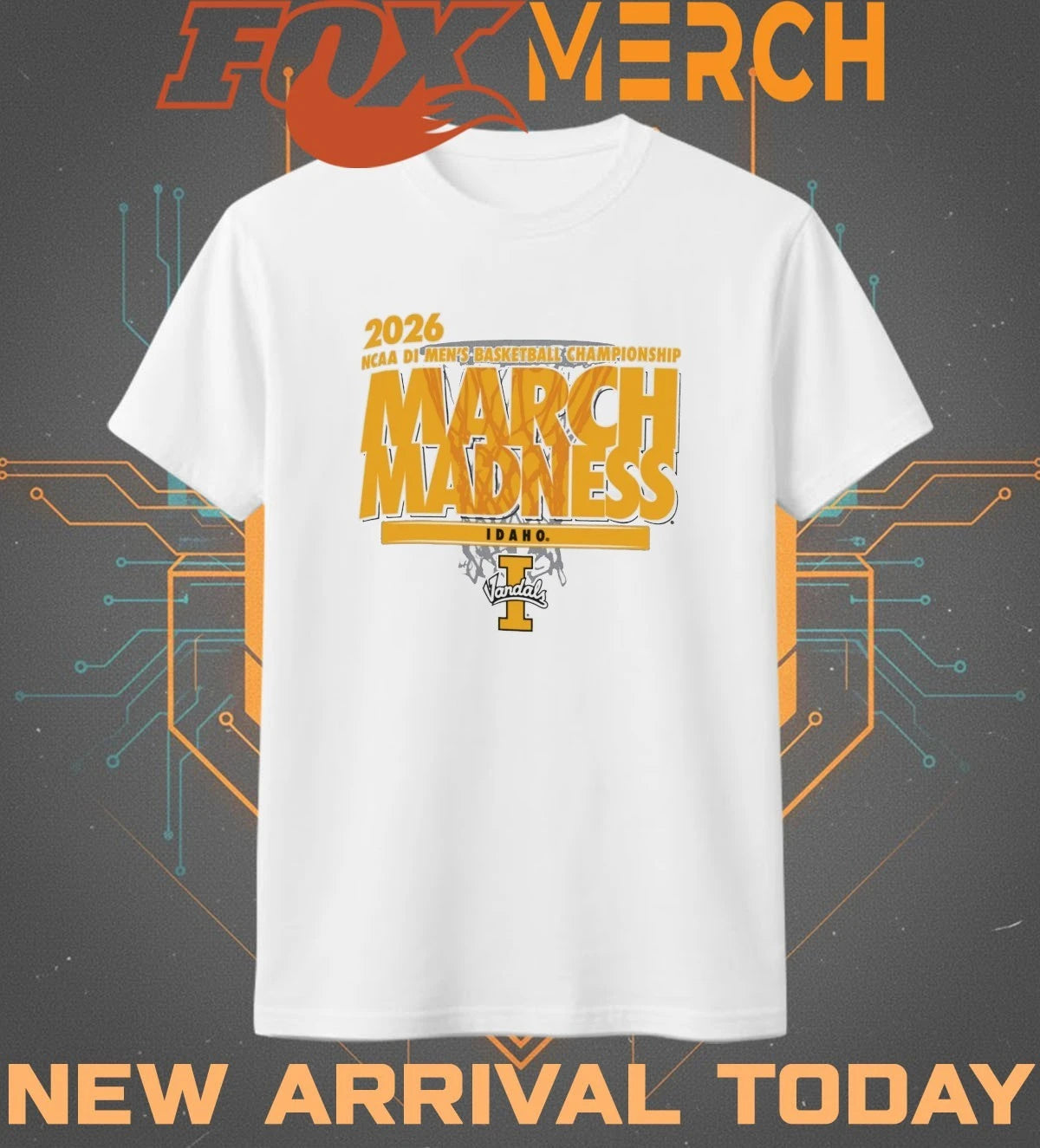Idaho Vandals 2026 NCAA DI Men’s Basketball Championship March Madness t-shirt