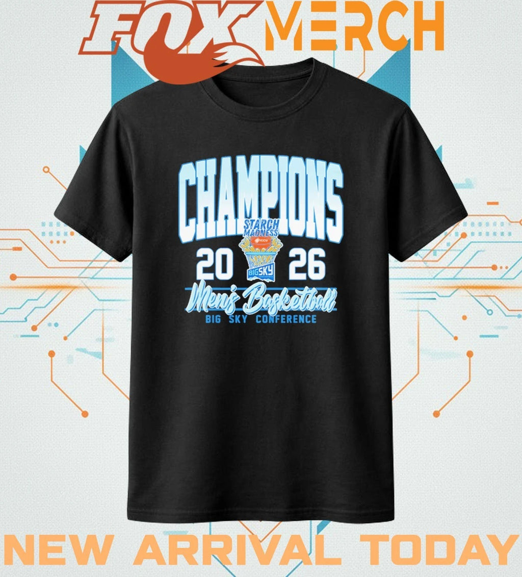 Idaho Vandals Men’s Basketball 2026 Big Sky Conference Champions t-shirt