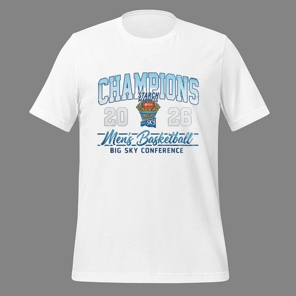 Idaho Vandals Men’s Basketball 2026 Big Sky Conference Champions Starch Madness Shirt
