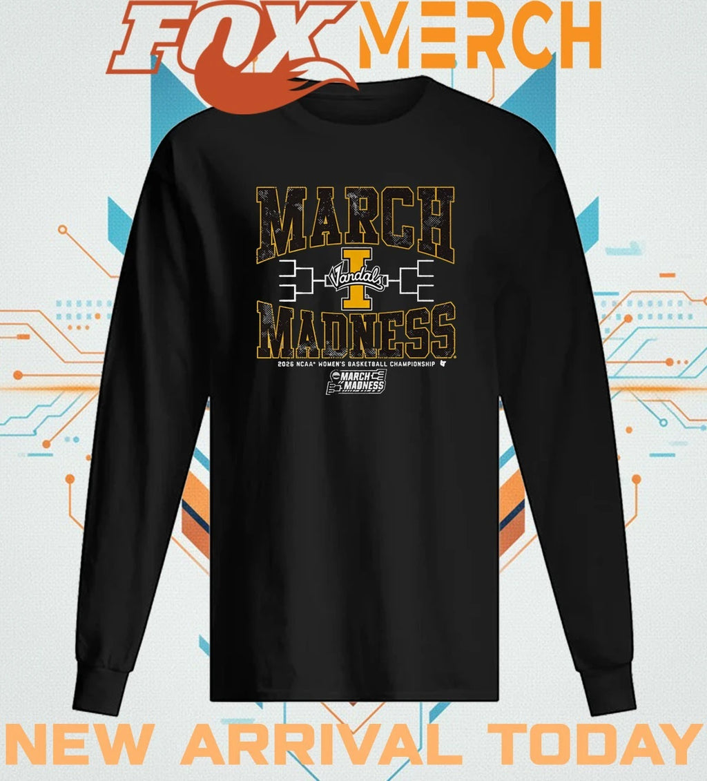 Idaho Vandals Women’s Basketball 2026 March Madness t-shirt
