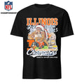 Illinois Fighting Illini Beat Tennessee Volunteers 2025 Liberty Mutual Music City Bowl Champions Mascot Shirt