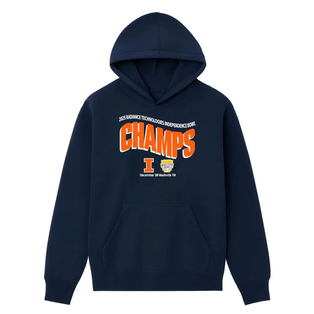 Illinois Fighting Illini Football 2025 Liberty Mutual Music City Bowl Champions On December 30 2025 Shirt
