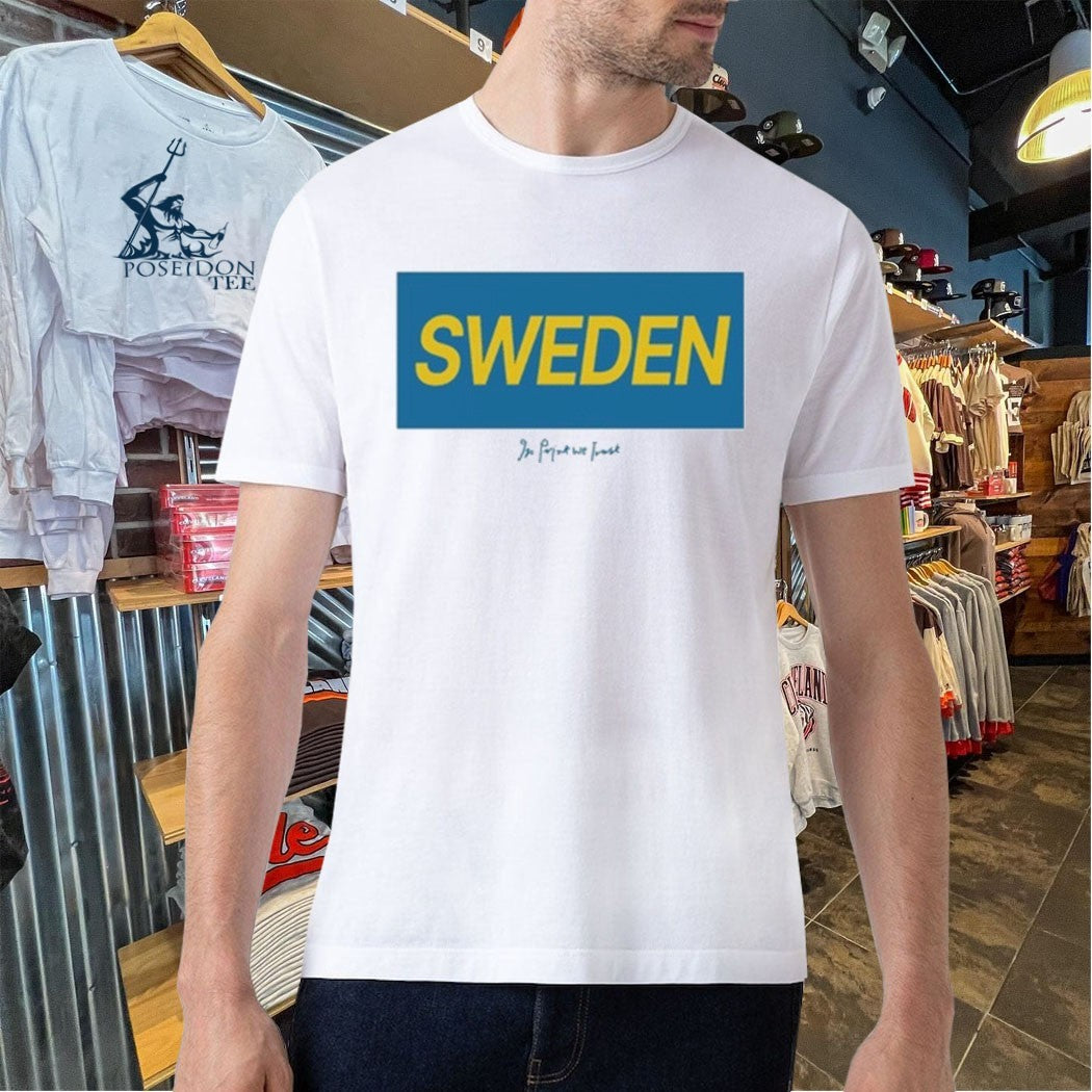 In Print We Trust Sweden T-shirt