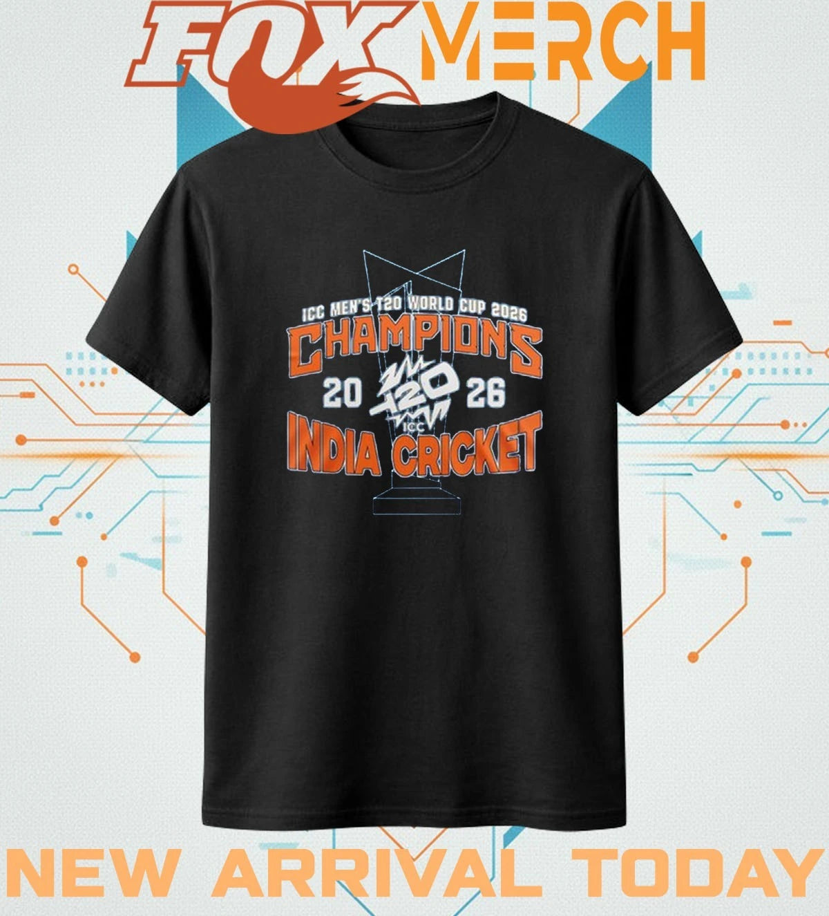 Indian Cricket Team ICC Men’s T20 World Cup Champions t-shirt