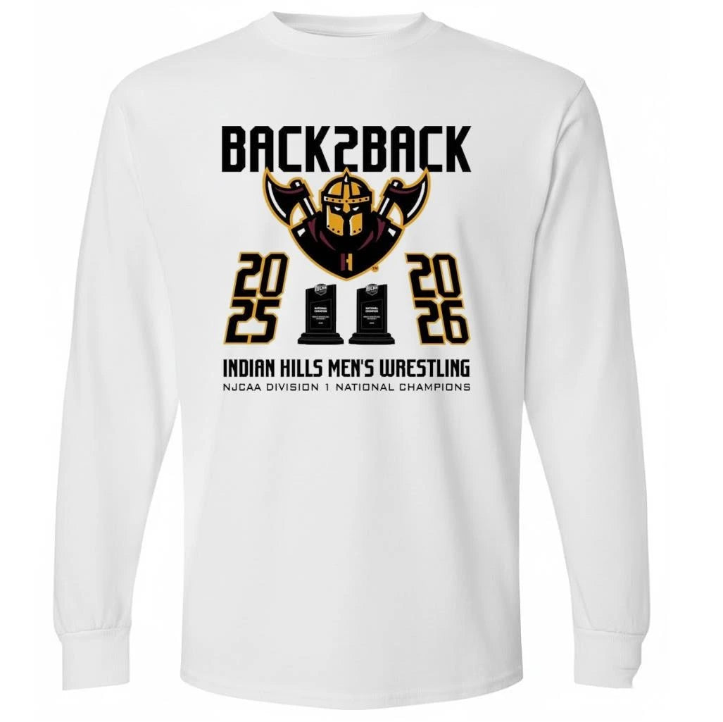 Indian Hills Mens Wrestling Njcaa Division 1 National Champions 2025 2026 Shirt
