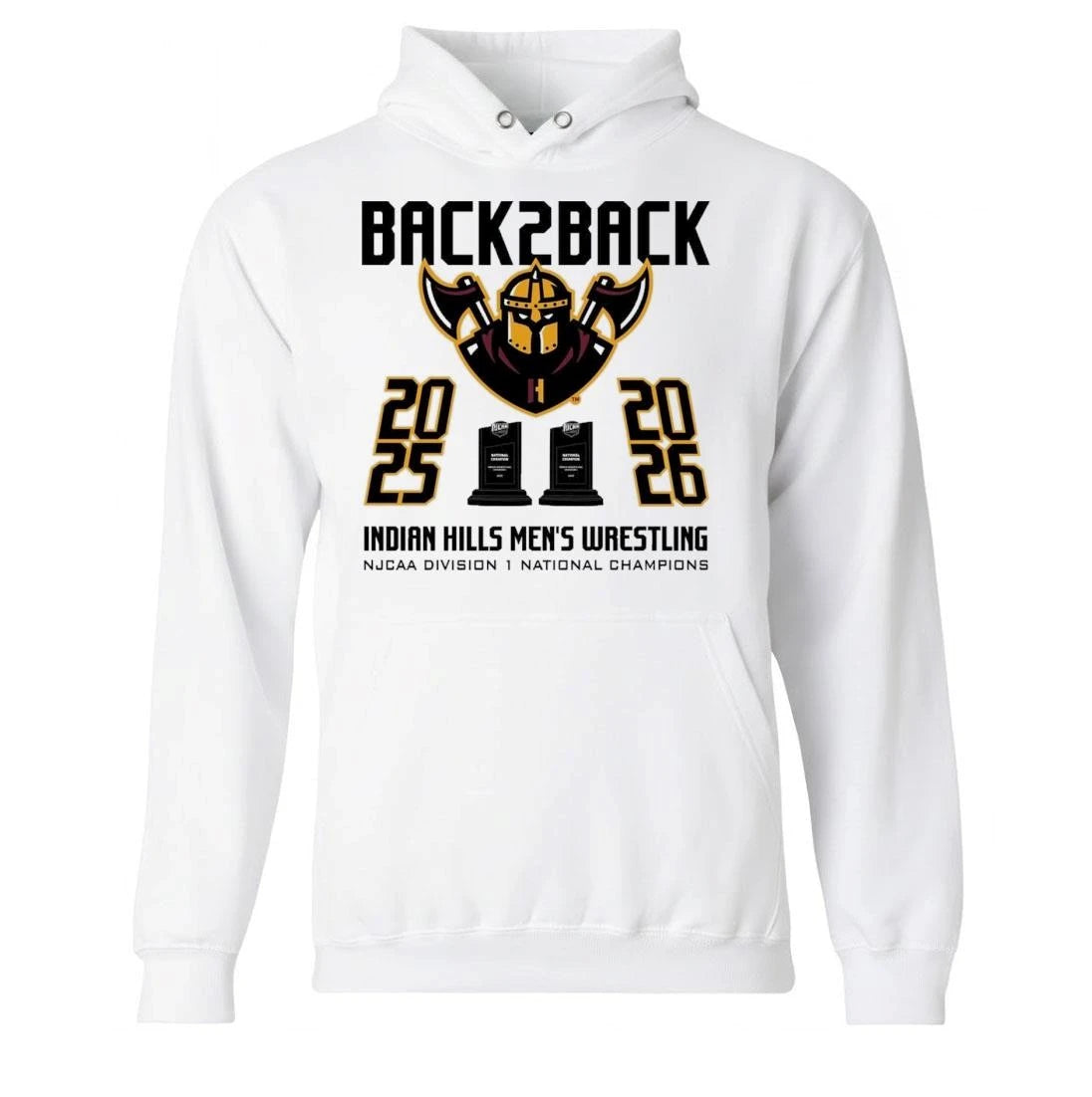 Indian Hills Mens Wrestling Njcaa Division 1 National Champions 2025 2026 Shirt