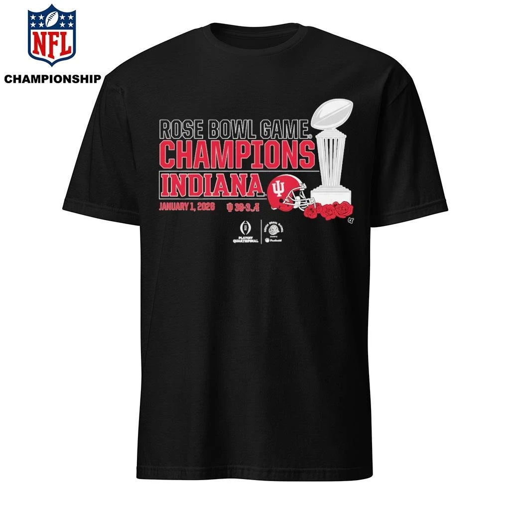 Indiana Football CFP Rose Bowl Champions Trophy Shirt
