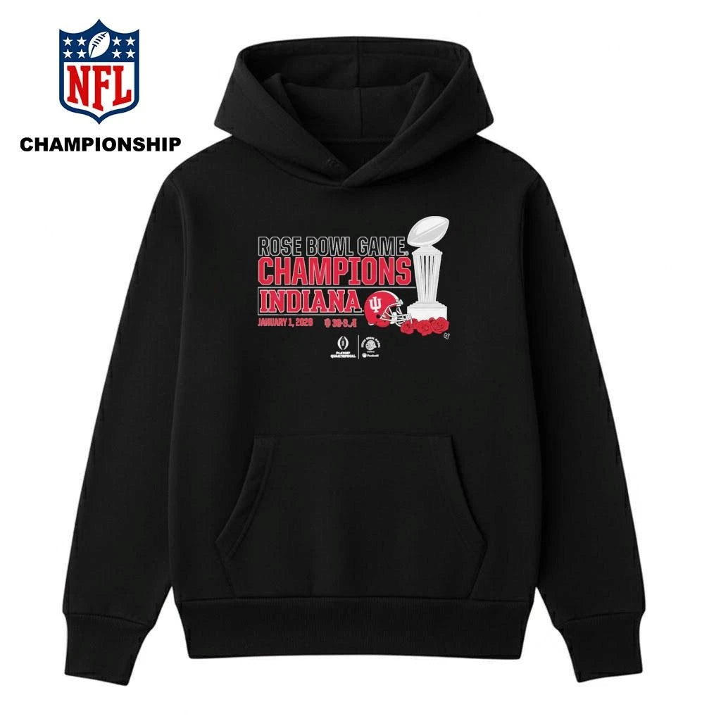 Indiana Football CFP Rose Bowl Champions Trophy Shirt