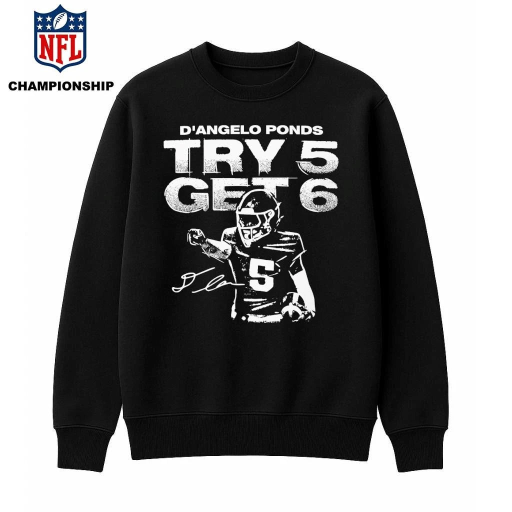 Indiana Football Try 5 Get 6 D’Angelo Ponds Shirt