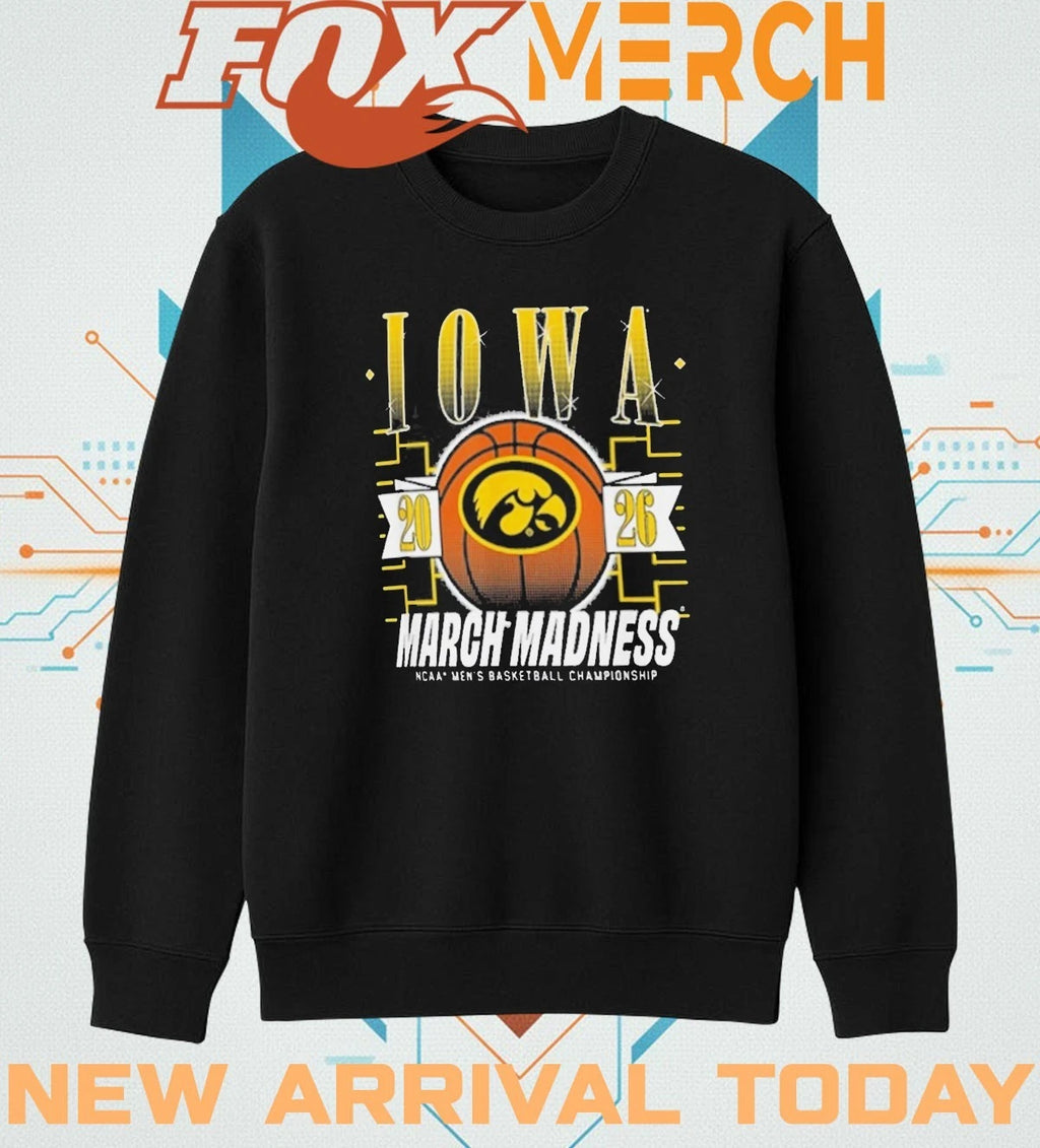 Iowa Hawkeyes 2026 March Madness NCAA men’s basketball Championship t-shirt