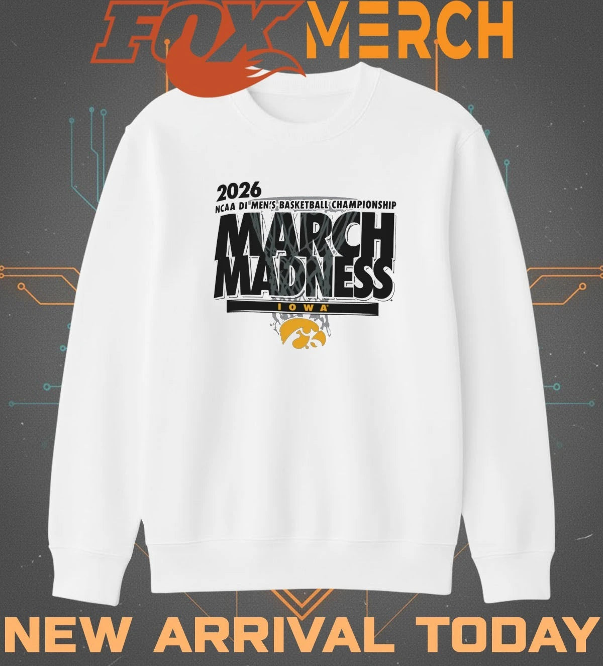 Iowa Hawkeyes 2026 NCAA DI Men’s Basketball Championship March Madness t-shirt