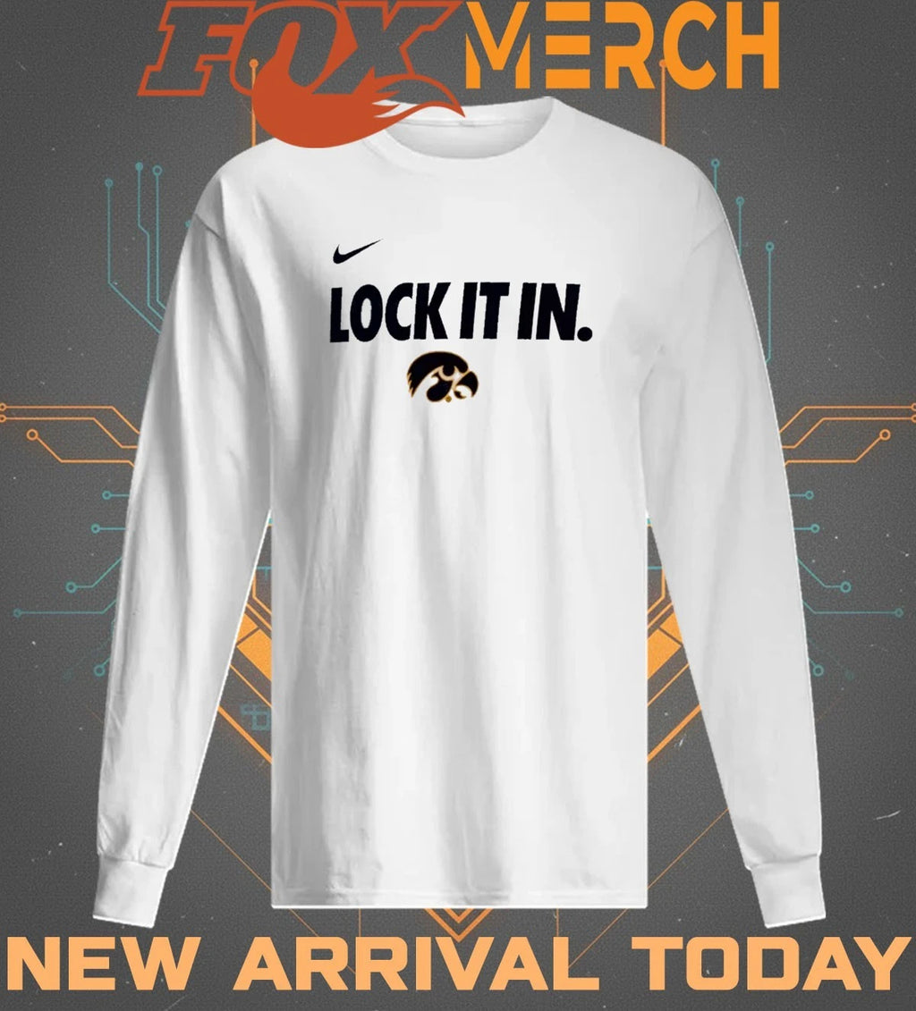 Iowa Hawkeyes Lock It In 2026 On-Court Bench Legend Dri-FIT t-shirt