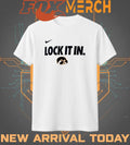 Iowa Hawkeyes Lock It In 2026 On-Court Bench Legend Dri-FIT t-shirt