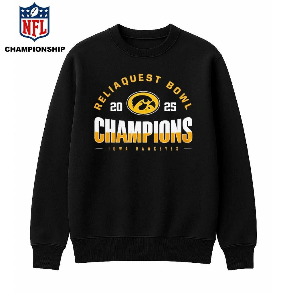Iowa Hawkeyes Reliaquest Bowl Champions Shirt