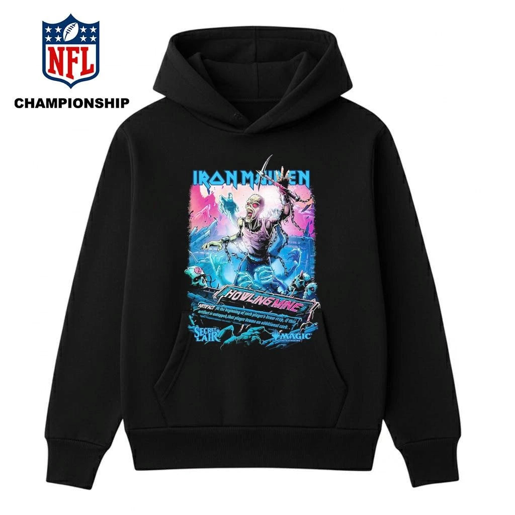 Iron Maiden X Magic The Gathering Howling Mine Eddie Shirt