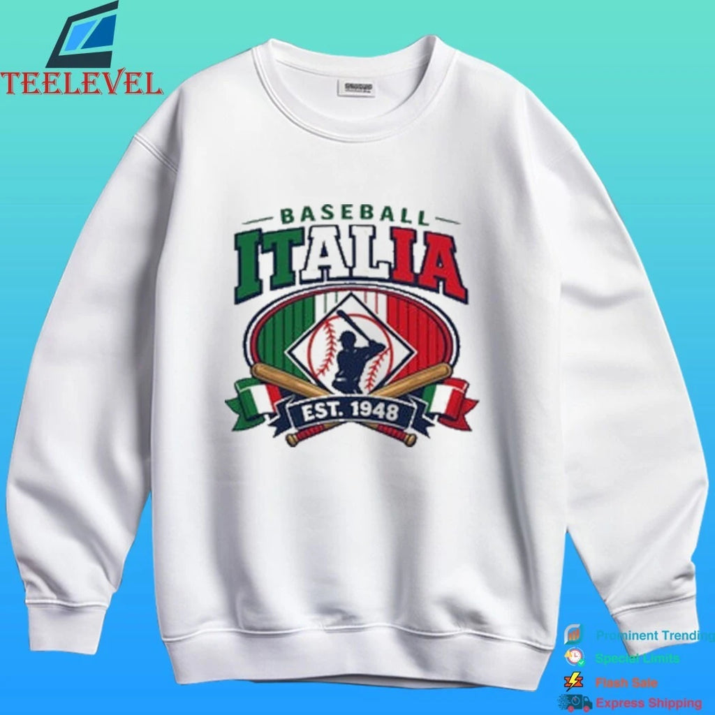Italia Baseball Heritage Est 1948 Shirt