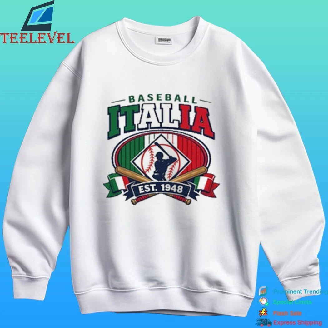 Italia Baseball Heritage Est 1948 Shirt