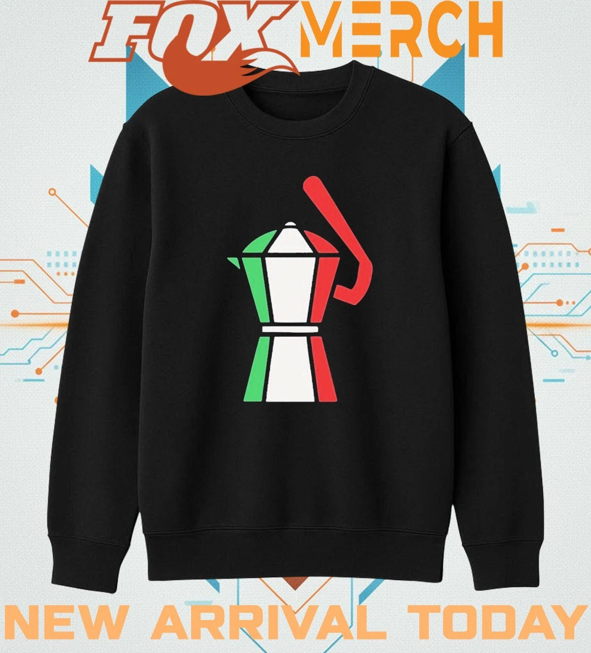 Italian espresso baseball t-shirt