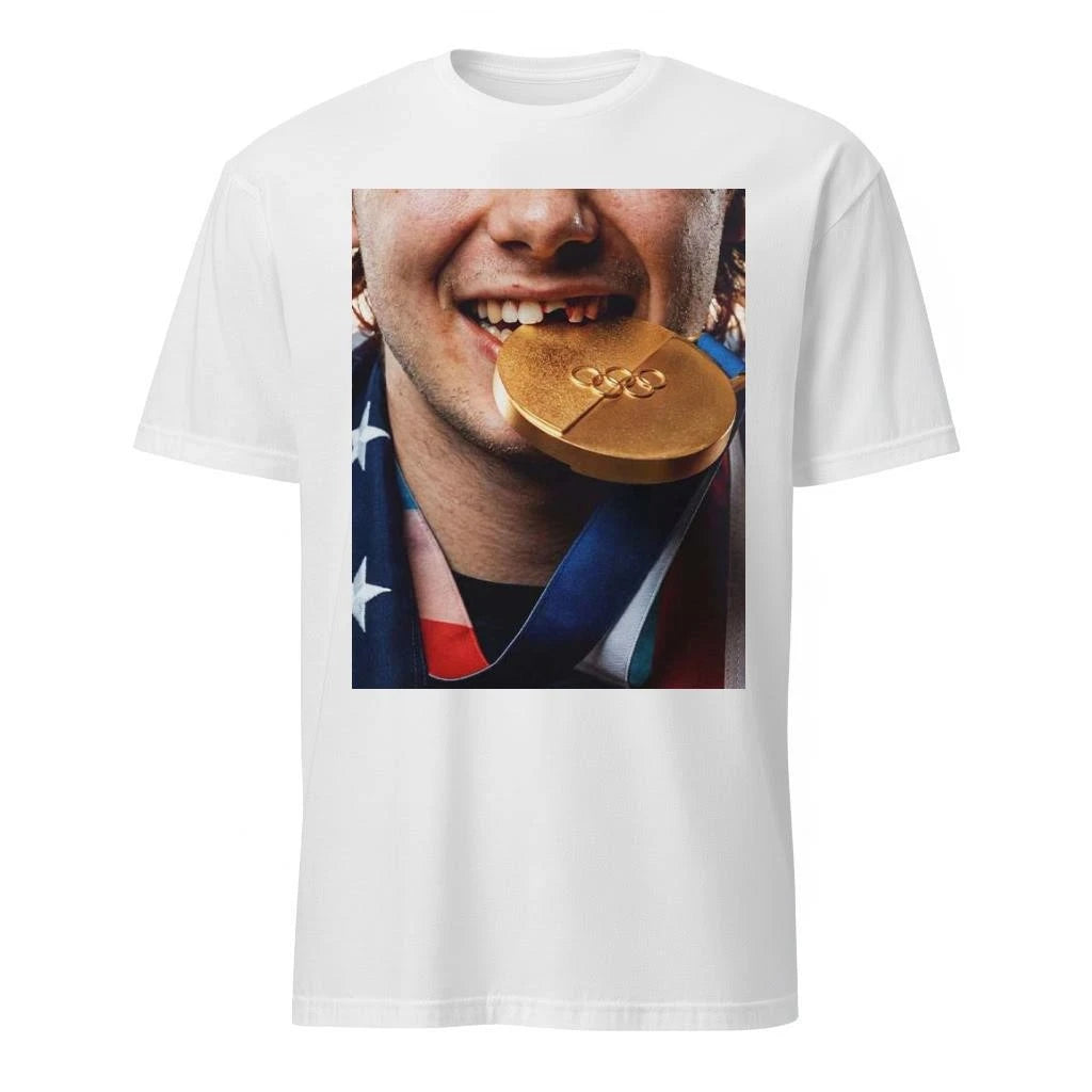 Jack Hughes Golden Medal Goal With Shattered Smile USA Men’s Olympic Hockey Team Olympic Winter 2026 Shirt