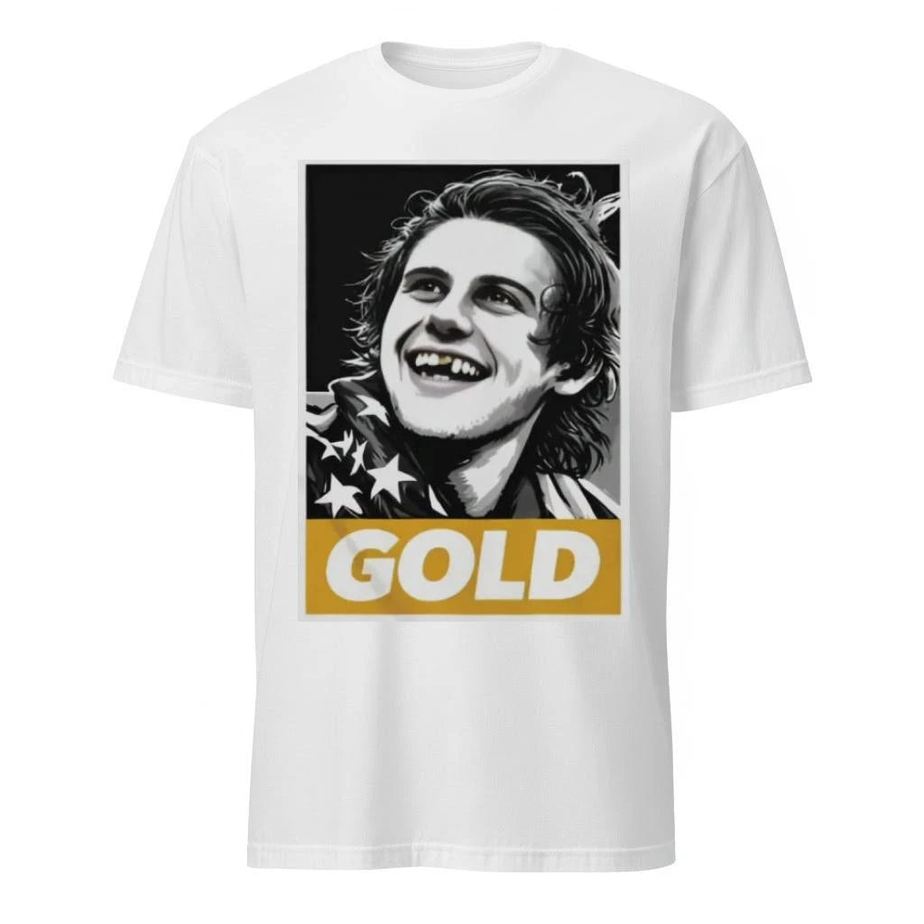 Jack Hughes Olympic Legend Golden Toothless Shirt