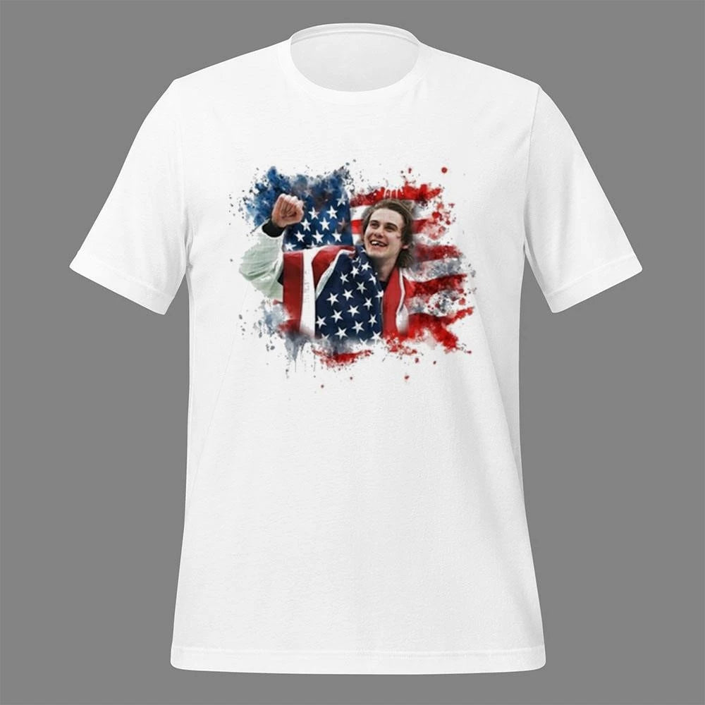 Jack Hughes OT Winner USA Hockey Shirt