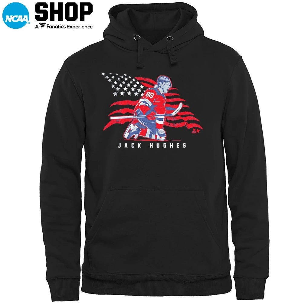 Jack Hughes Stars &amp; Stripes Superstar Pose T-Shirt