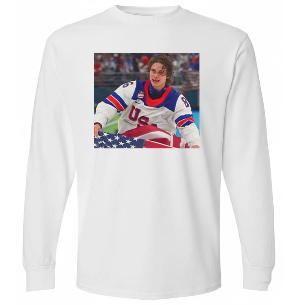 Jack Hughes USA Hockey Shirt