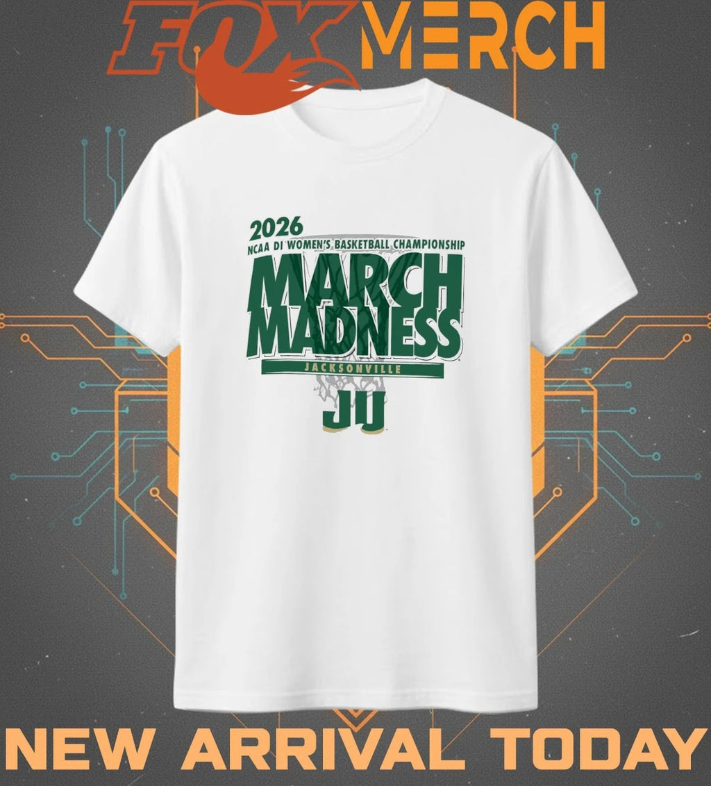 Jacksonville Dolphins 2026 NCAA DI Women’s Basketball Championship March Madness t-shirt